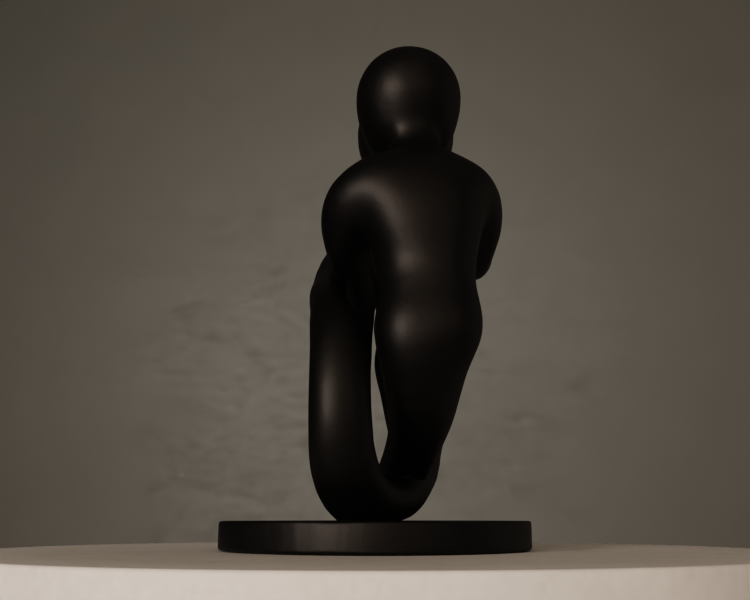 Miniatura 4 do modelo 3D Lovers Intertwined
