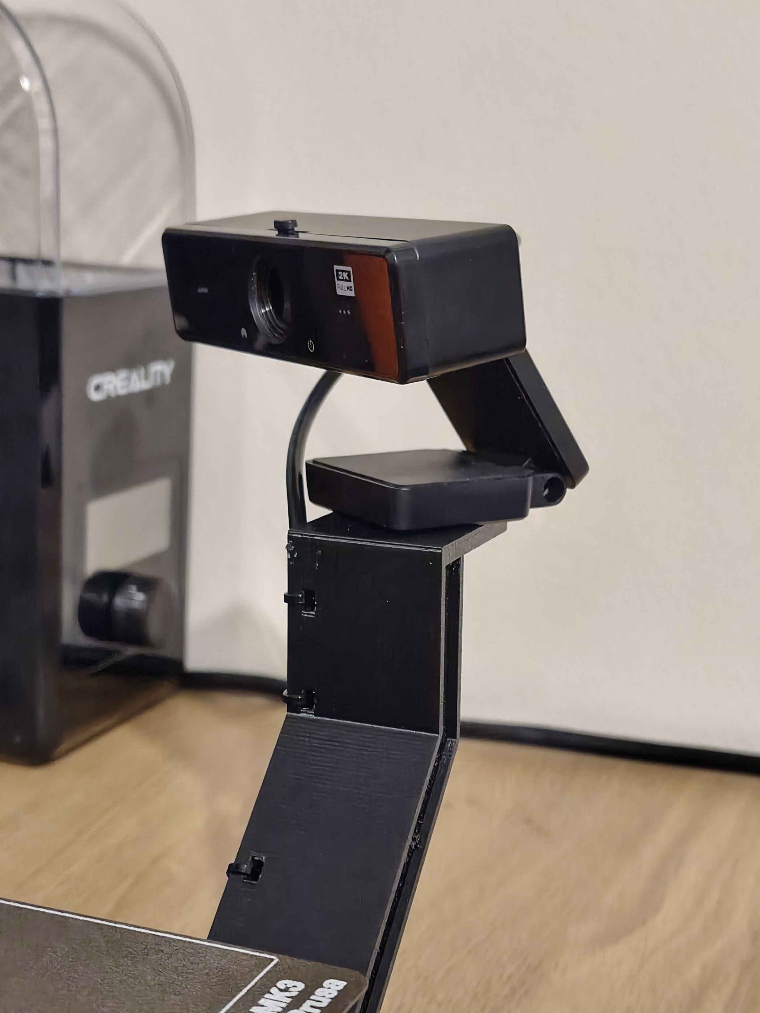 Reinforced webcam holder for MK3/S/+ MK4/S/+ 3D model thumbnail