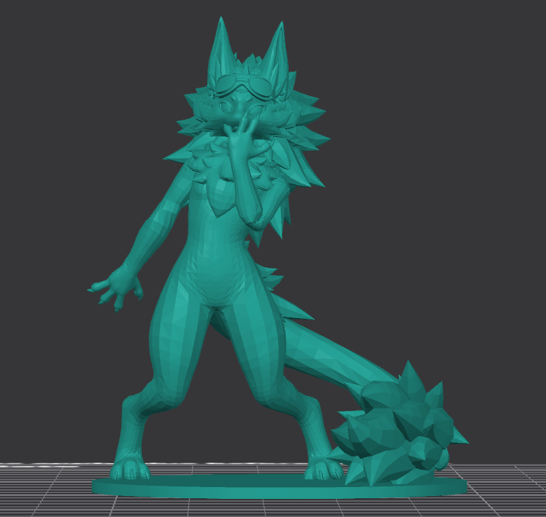 Novabeast 3D model in Jonathan Joestar pose