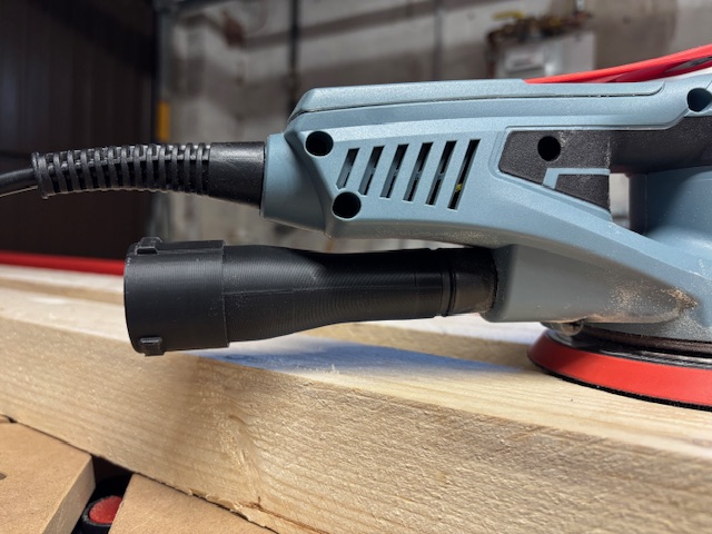 OsVac auf FANZWORK Exzenterschleifer 150 Adapter