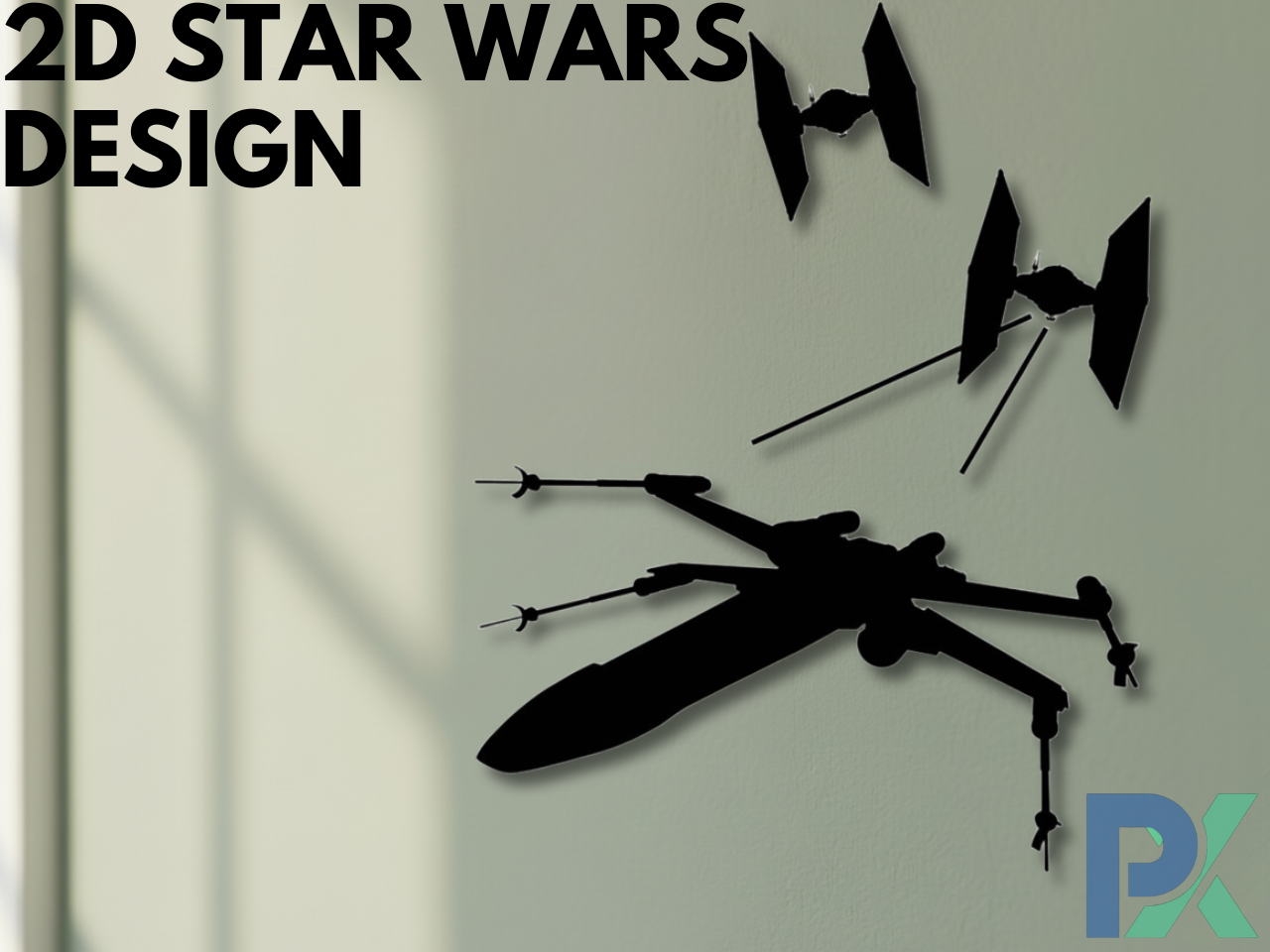 2D star wars design