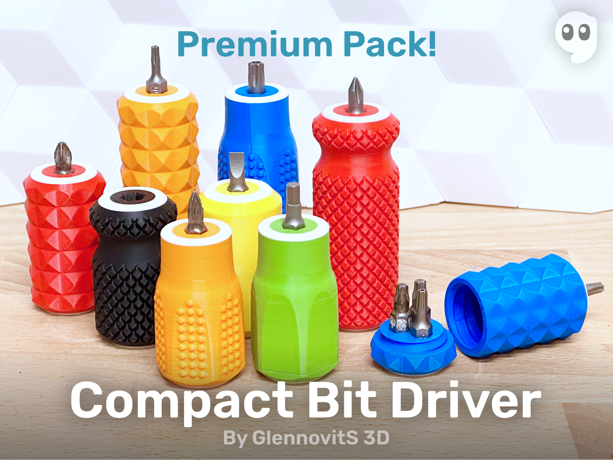 Compact Bit Driver (Premium supporter pack, pocket size screwdriver)