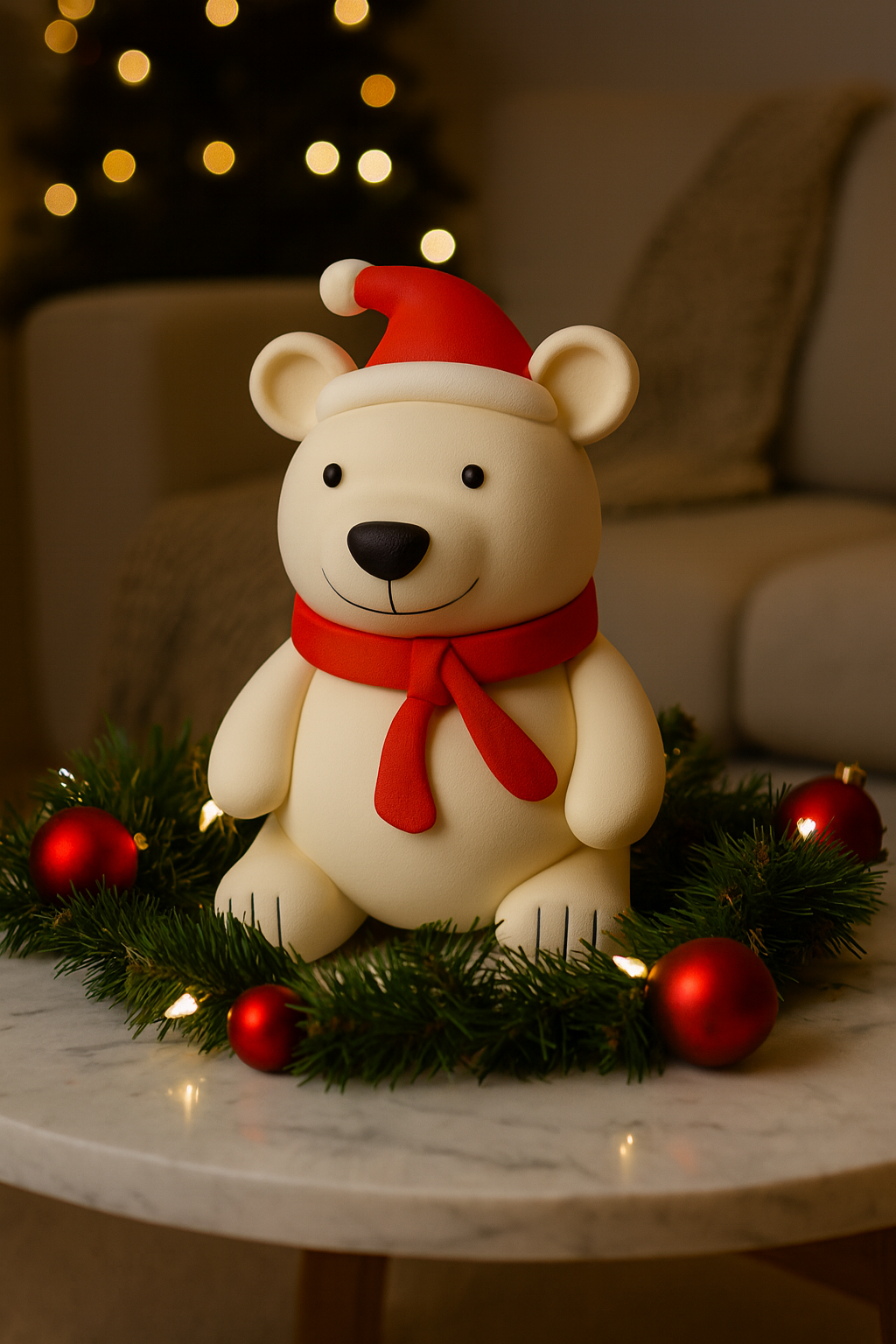 The Polar Bear Who’s Never Cold (Thanks to Grandma’s Scarf)