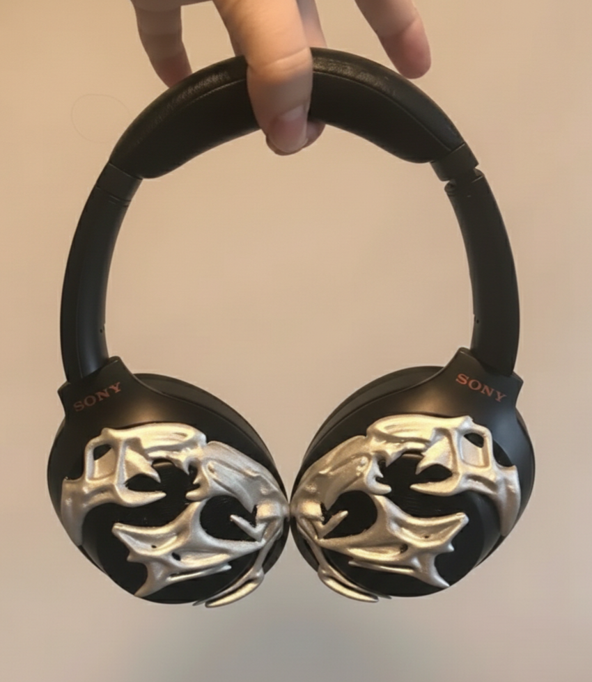 Decorative earcups for Sony XM3 / XM4