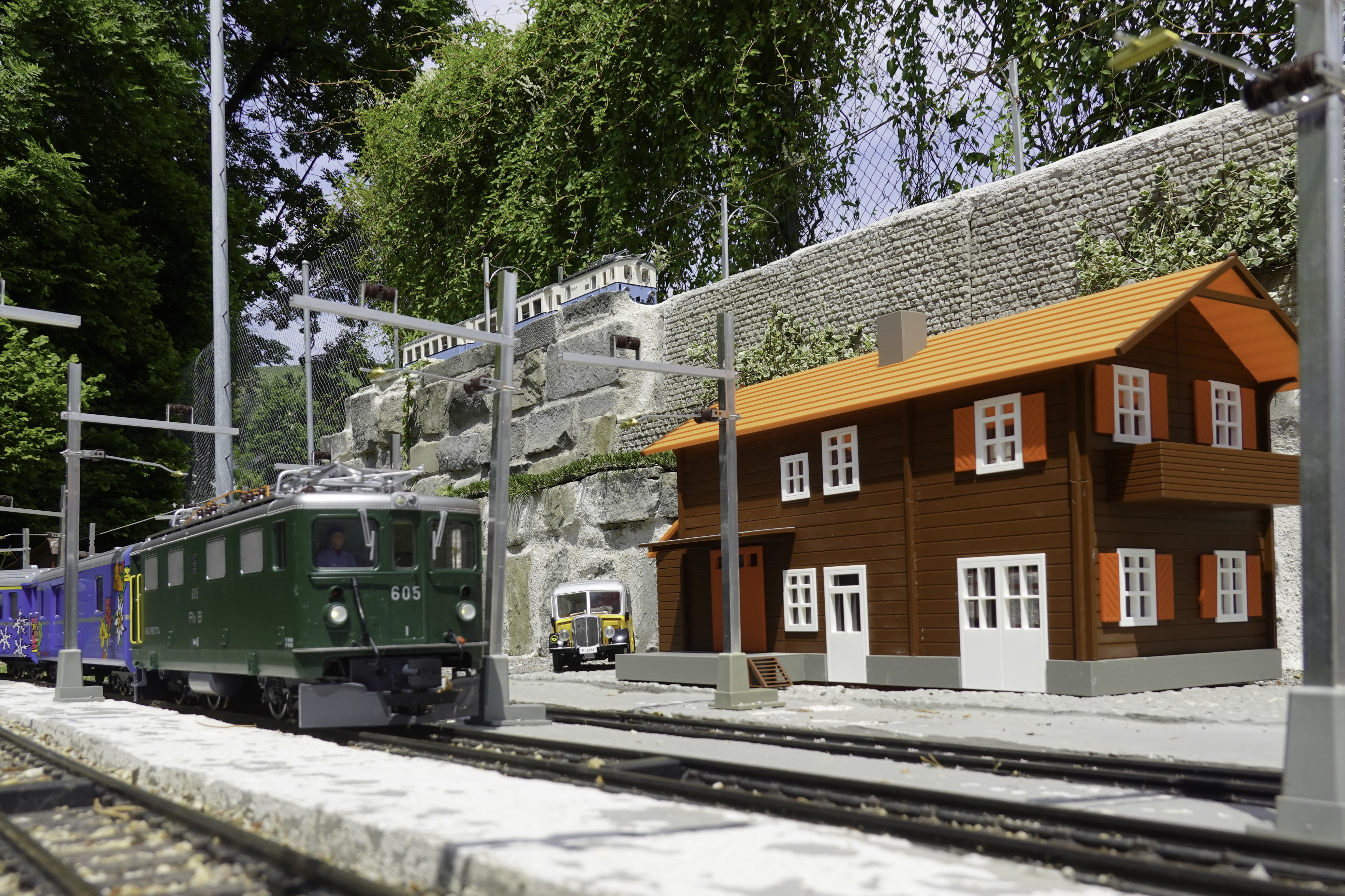 Station for LGB Model Railway (Scale G)