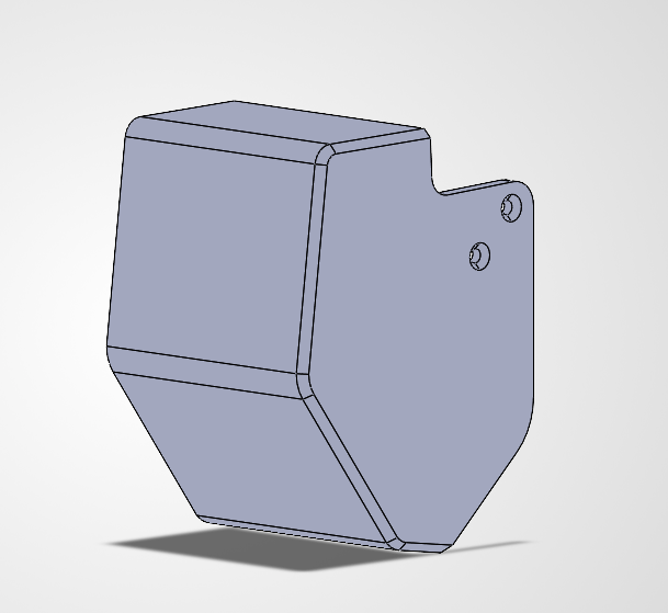 Ender 3 V3 SE Toolhead cover (STEP) 3D model