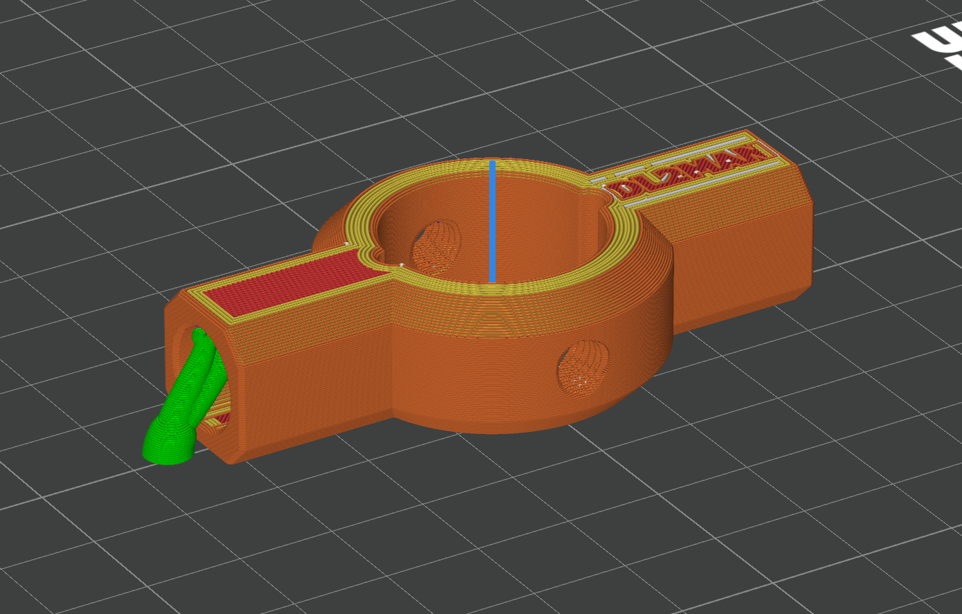 VHF Moxon - Screw clamp for pole