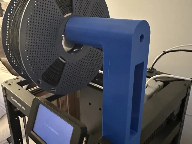 Top loading filament spool holder for Flashforge Adventurer 5M (AD5M)