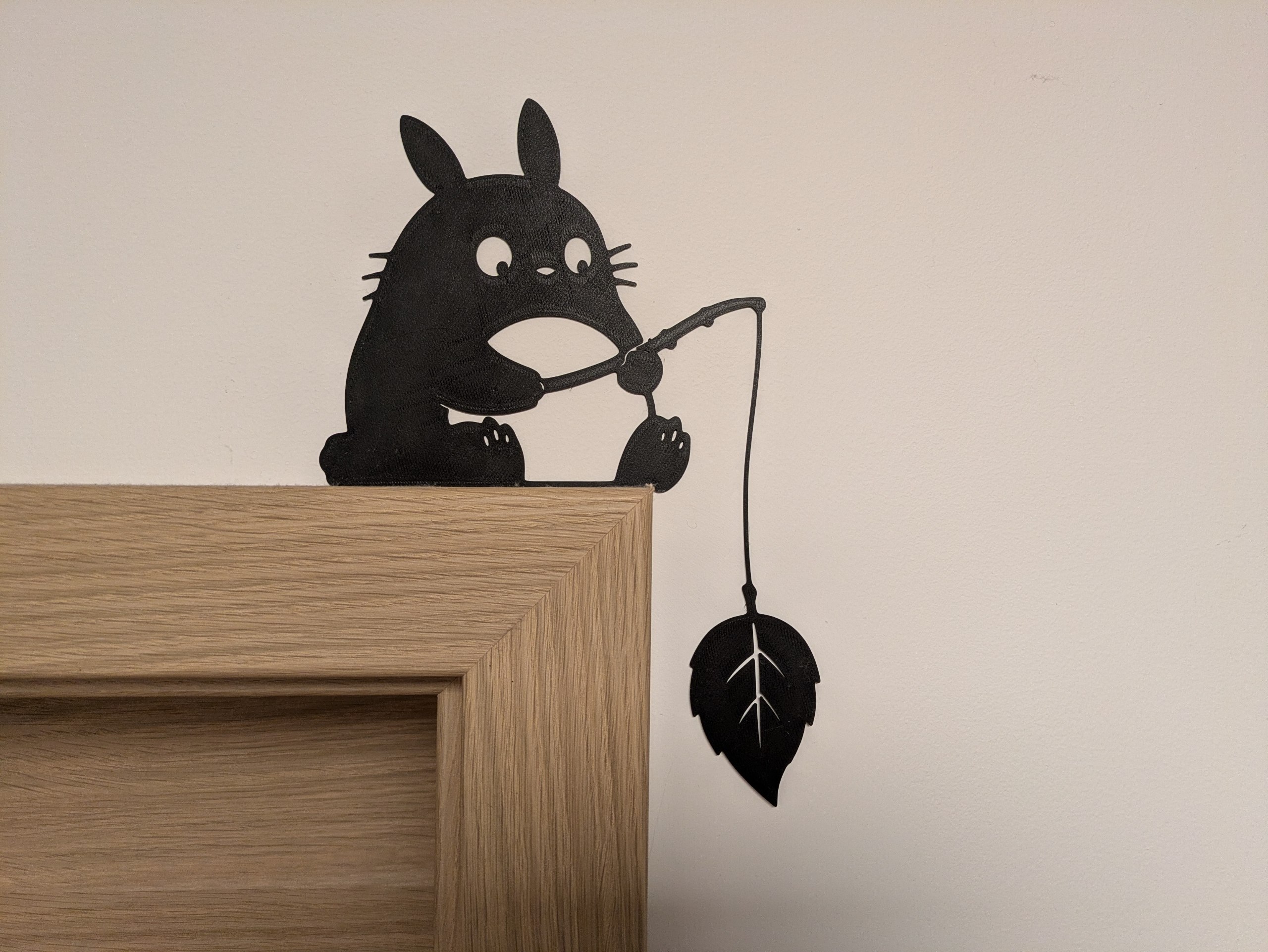 Fishing Totoro – Picture Frame Corner Decoration (Fan Art)