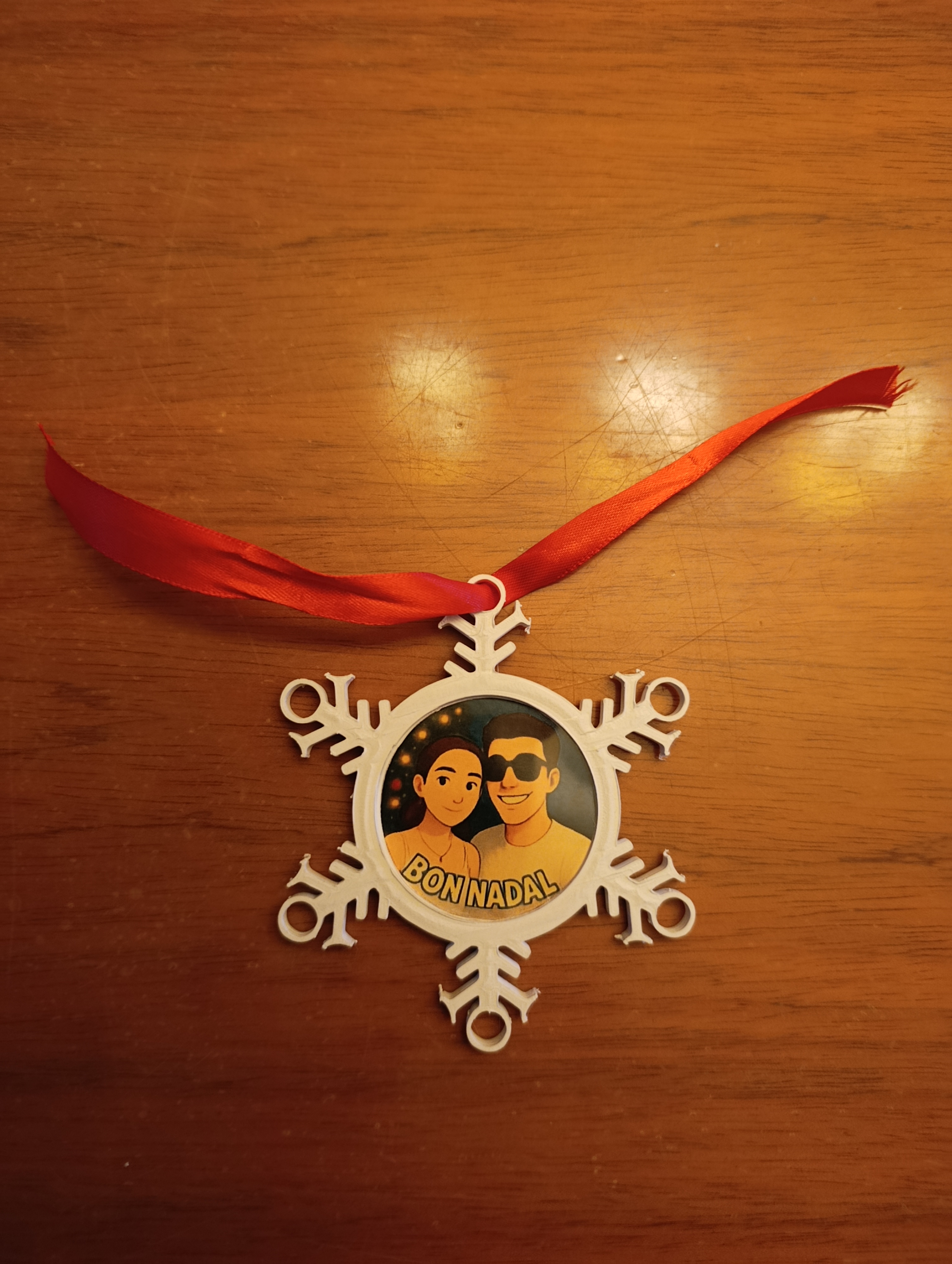 Estrella de Navidad con imagen chatGPT