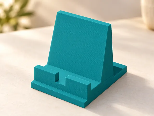 Minimalist Phone Stand with Charging Cable Notch