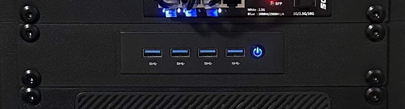 Minisforum GK41 10-in rack mounting bracket