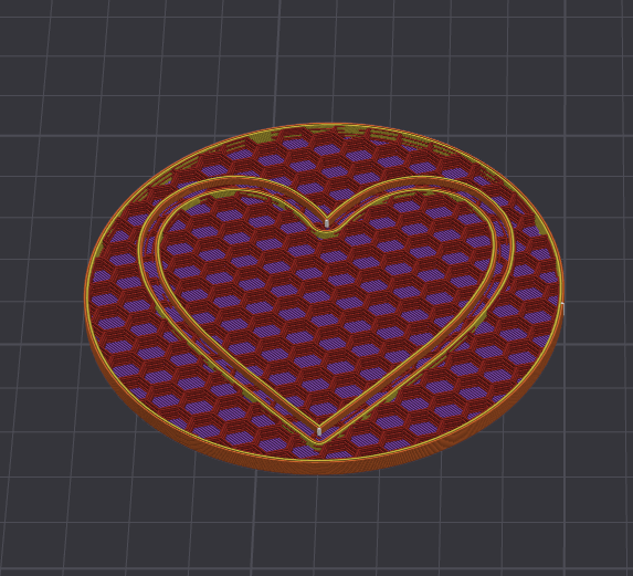 Posavasos corazon