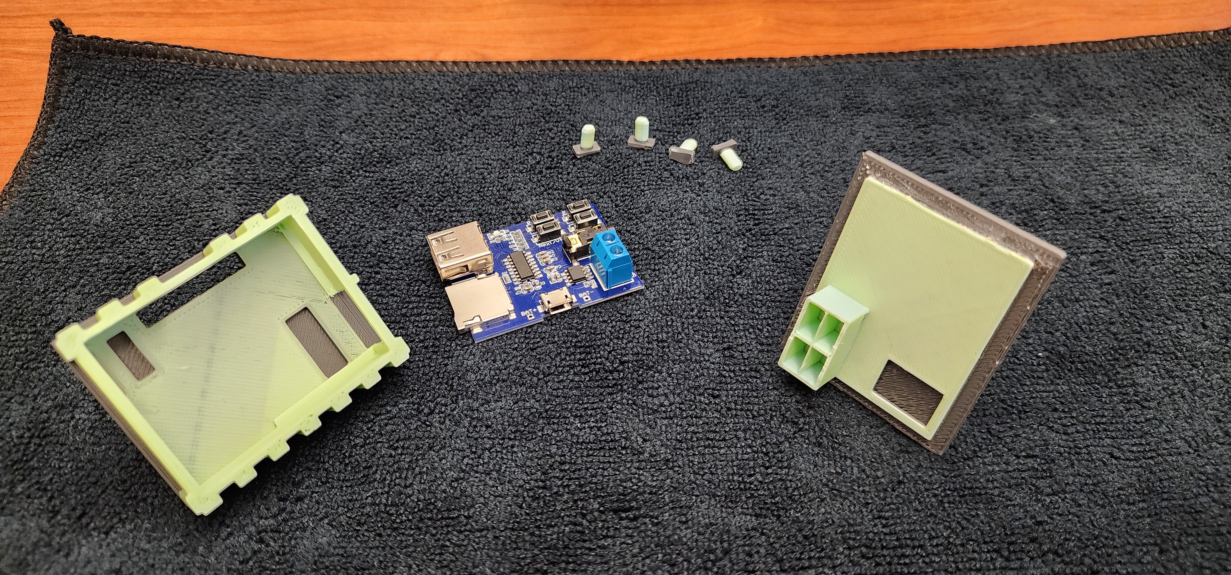 MP3 Decoder Player Module Case with Lid and Buttons — miniatura 6