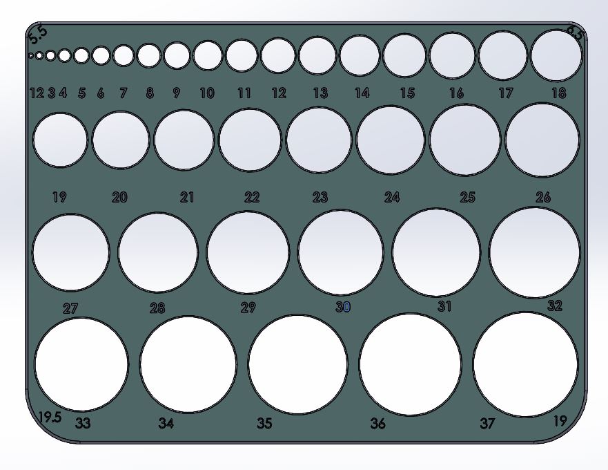 Miniatura 5 do modelo 3D Circle & Square Templates For Drawing
