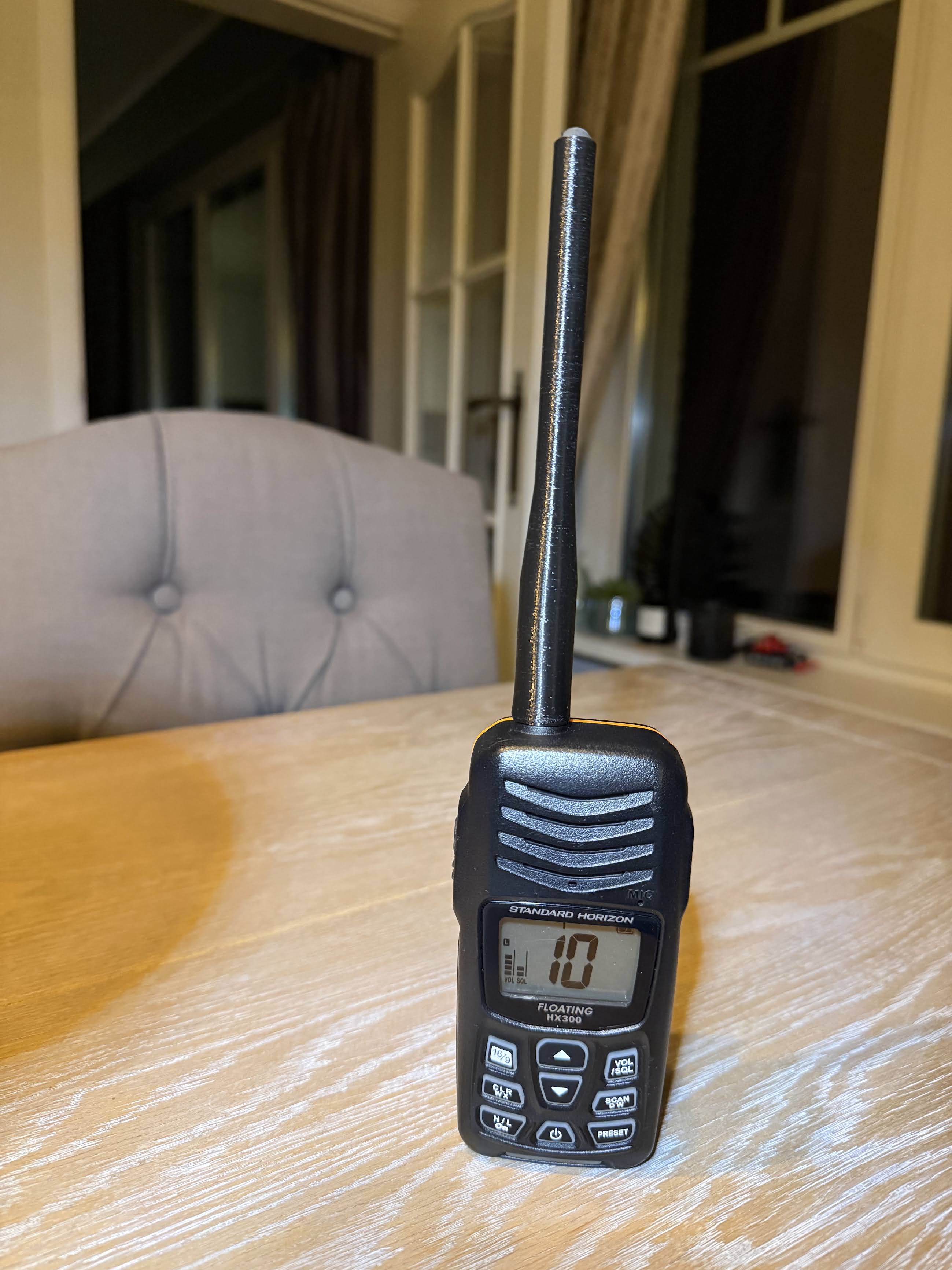 Parametric Antenna Cover for Marine Radio