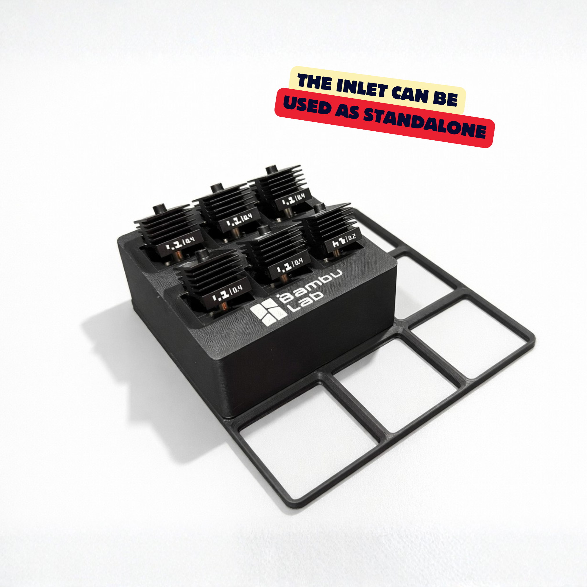 BAMBULAB P2 + H2 SERIES HOTEND BOX / NOZZLE BOX / PRINTER ACCESSORIES / ORGANIZER / GRIDFINITY — thumbnail 9