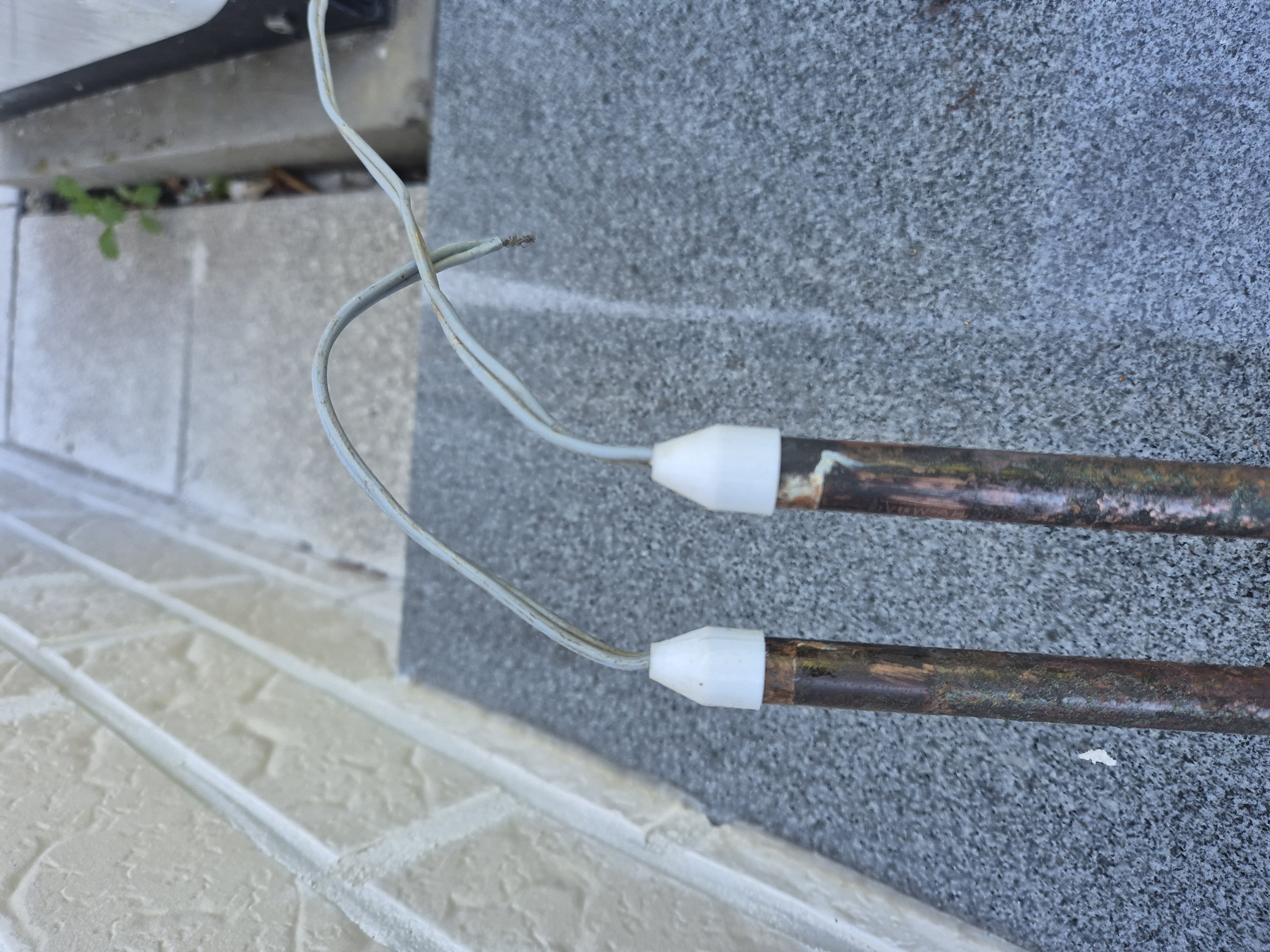 Cable Grommet on 12mm copper pipe