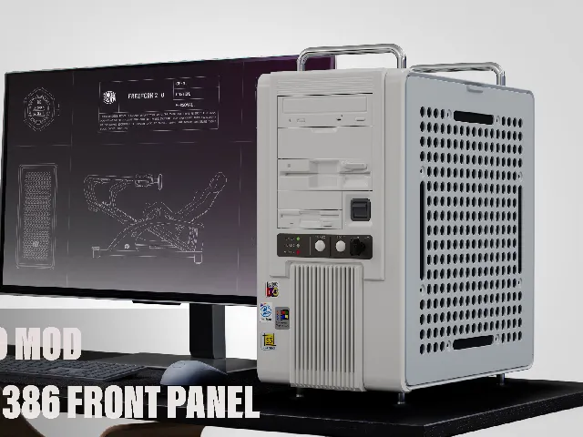 Cooler Master Qube 540 RETRO MOD front panel