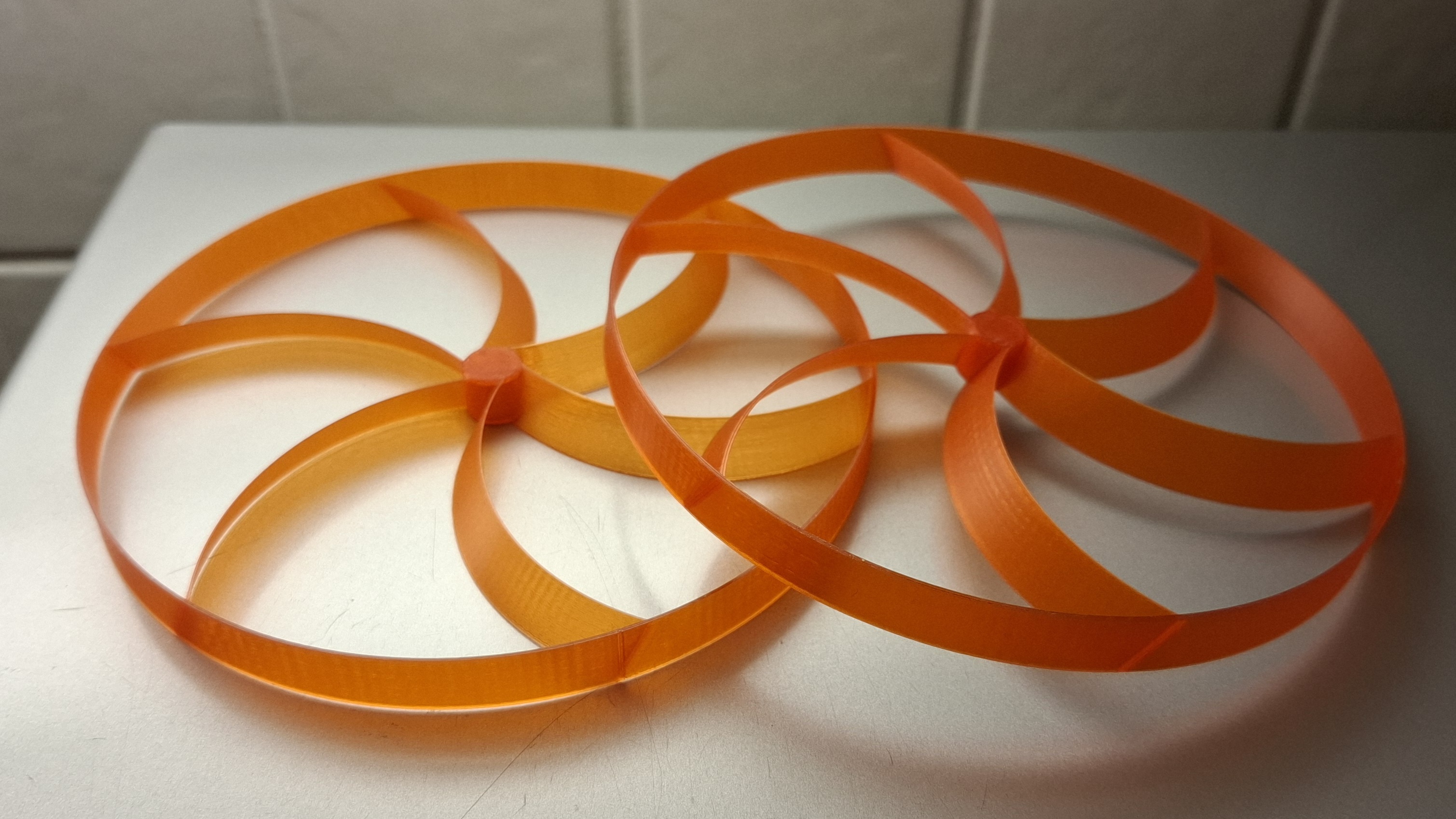 Curved 6-Blade Propeller (150mm) for Strong Flying Propeller