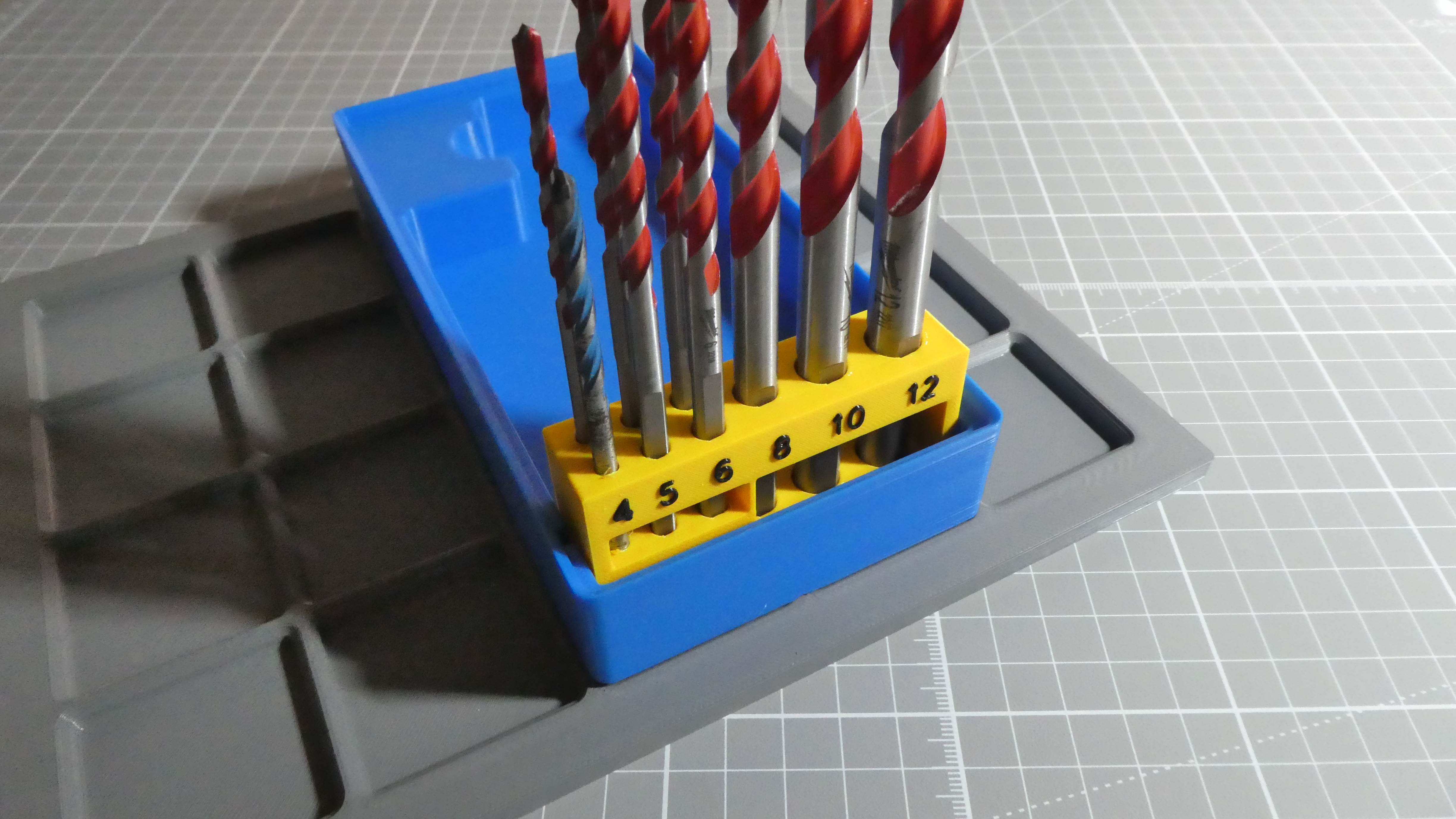 Gridfinity Masonry Bit Storage. — thumbnail 4