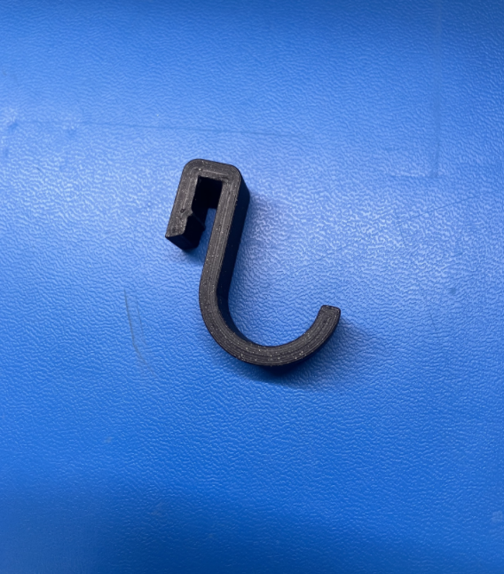 Hook to hang on 1/4" or 6mm sheet metal