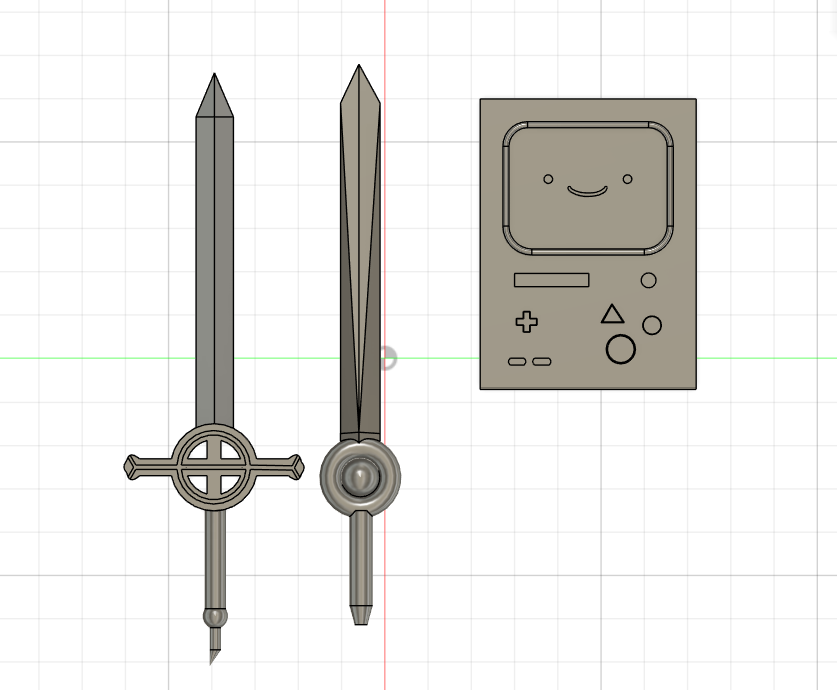 adventure time swords and bmo