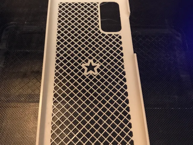 remix: Samsung Galaxy S20 cover PETG with hole for microphone and raster back