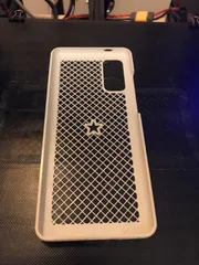 remix: Samsung Galaxy S20 cover PETG with hole for microphone and raster back