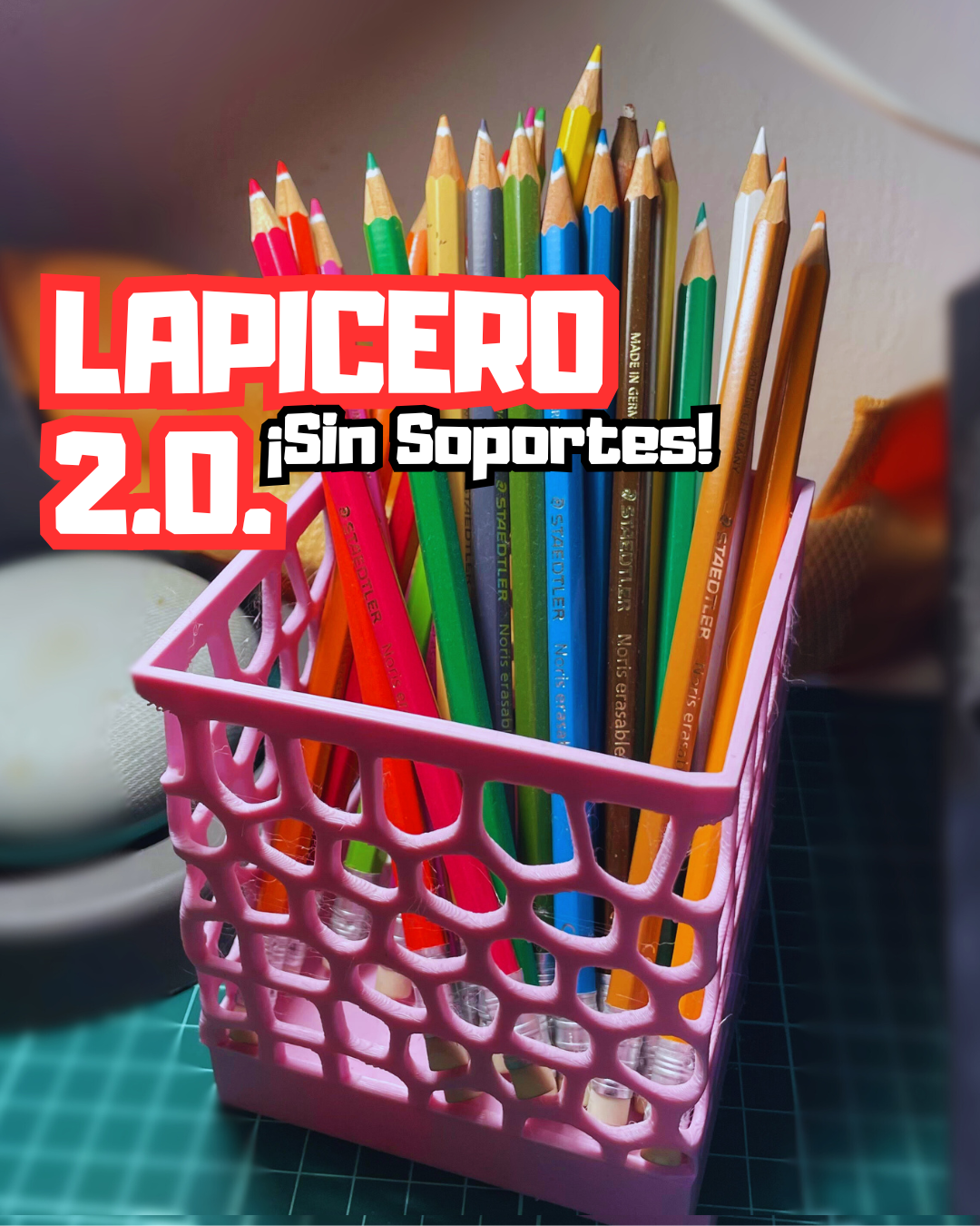 Lapicero 2.0. con agujeros SIN SOPORTE
