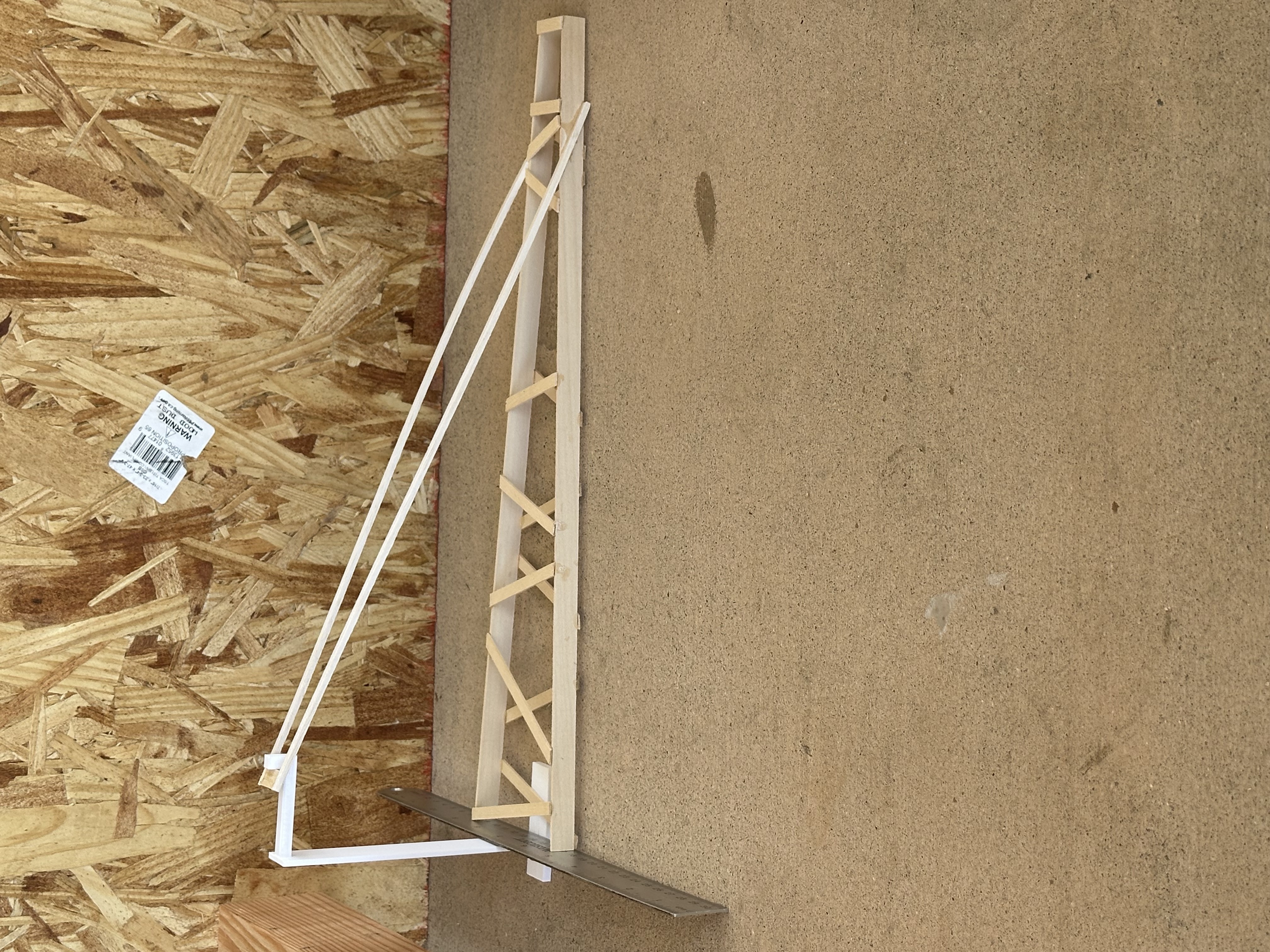 Science Olympiad division C Boomilever Tension Rig