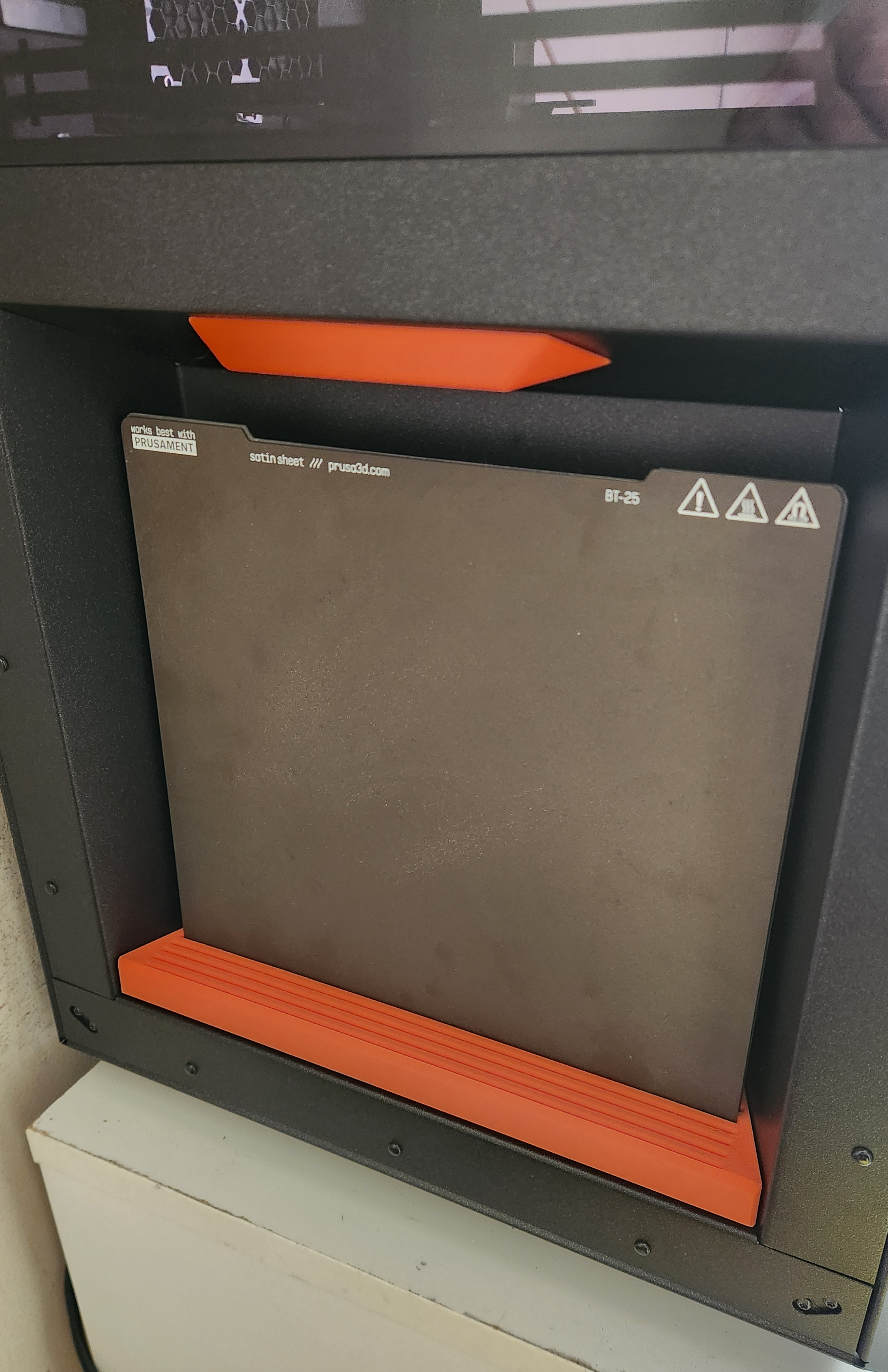 Prusa Core One side mounted 6 build plates holder upgrade