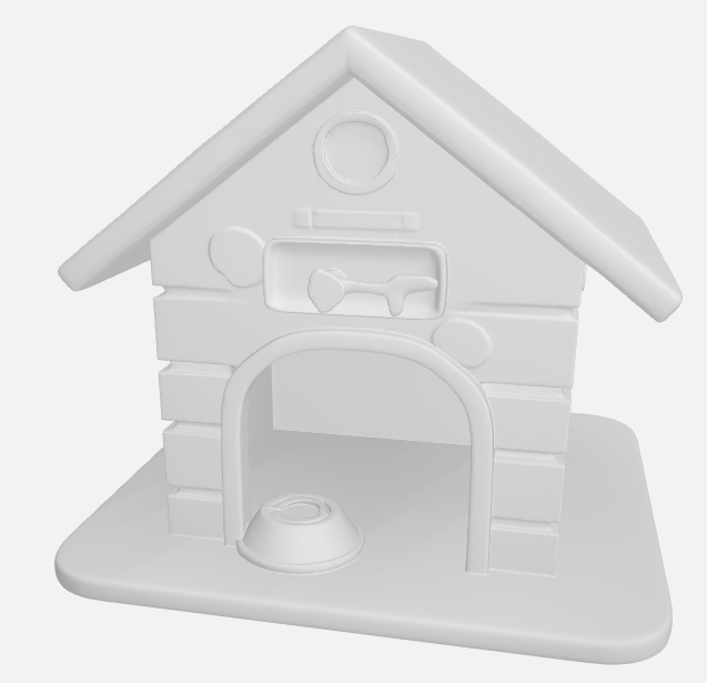 Maison en forme de caniche