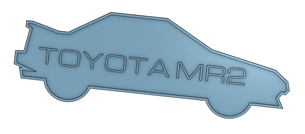 Toyota Mr2 wall art