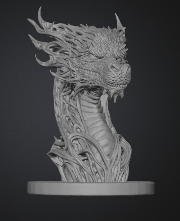 Ai dragon bust