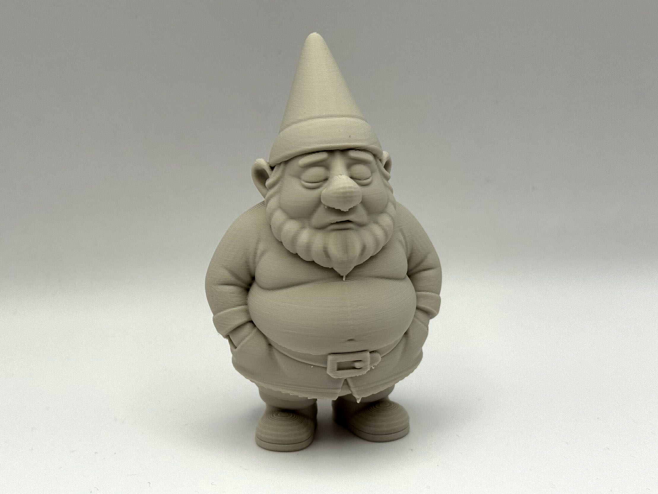 Fat Grumpy Garden Gnome