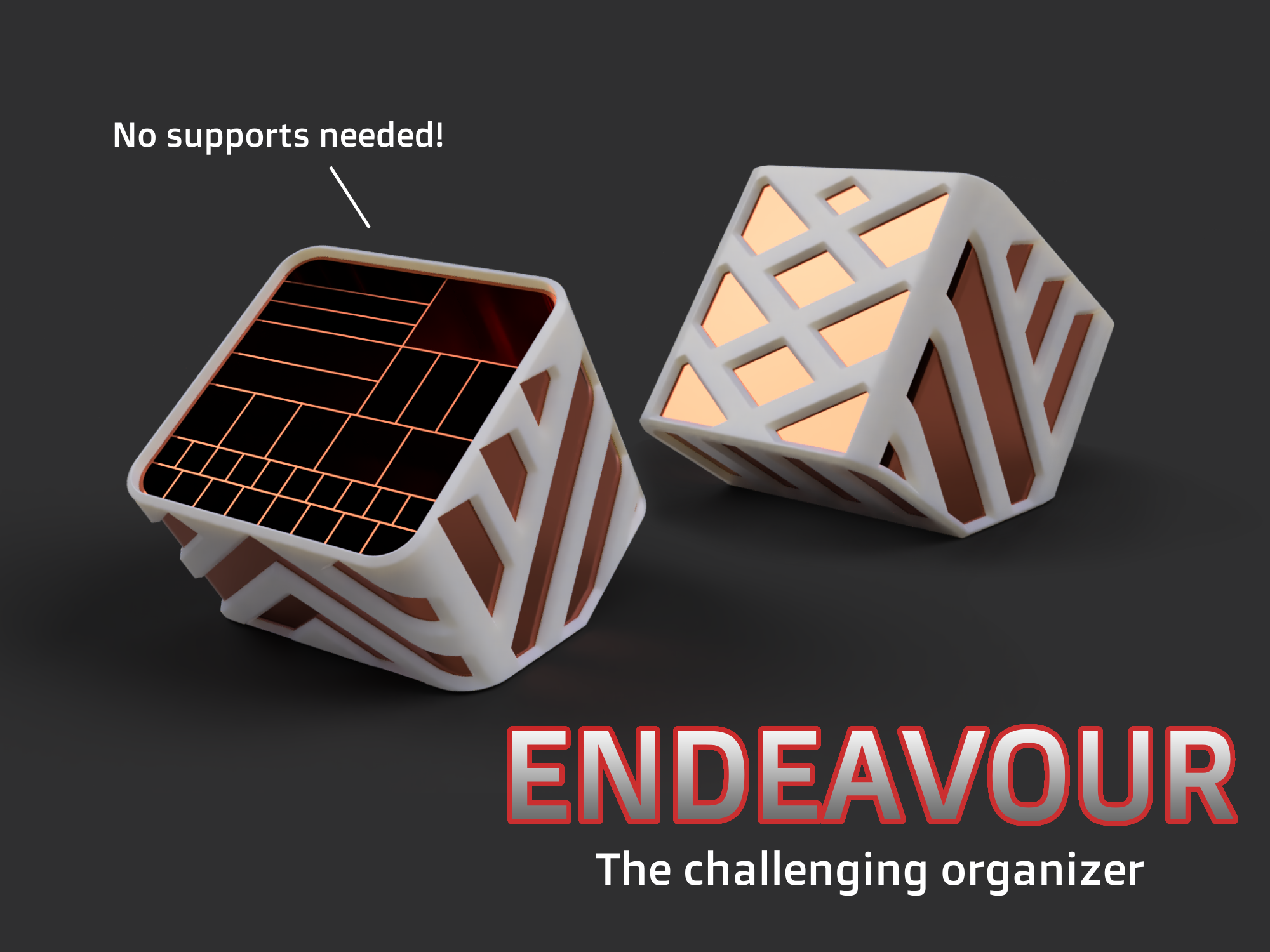 Endeavour Organizer - The all-overhang challenge Organizer.