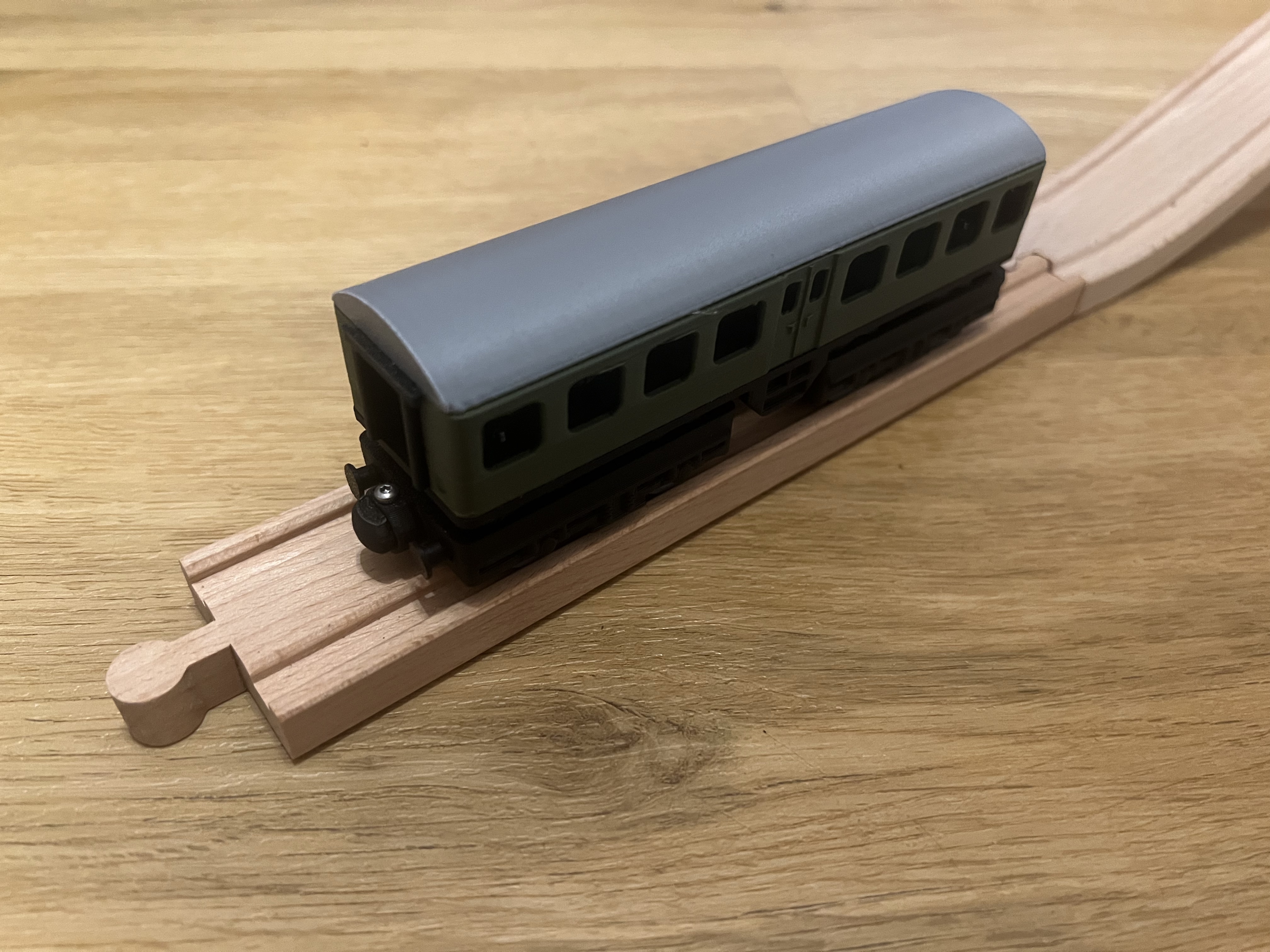 Wooden railway passenger car - Brio compatible
