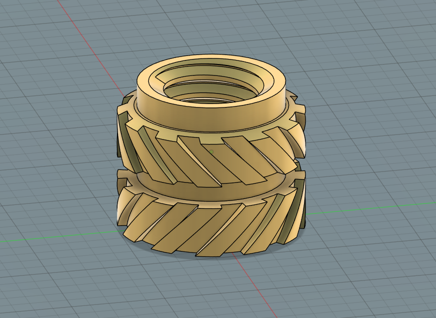 M3 x 4.0 x 5 Heat Sink Threaded Insert