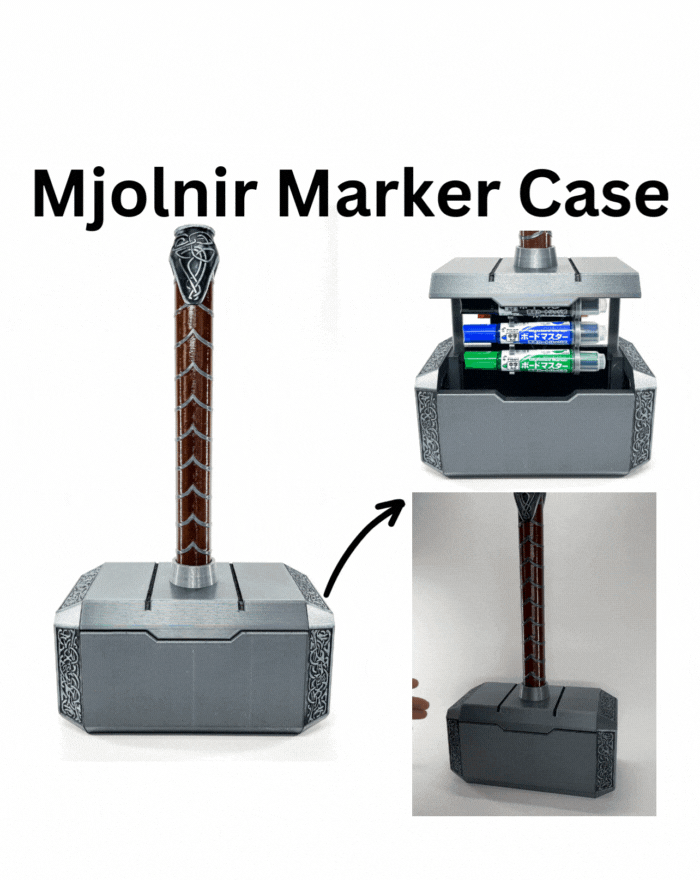 Thor's Mjolnir Hammer Marker Case