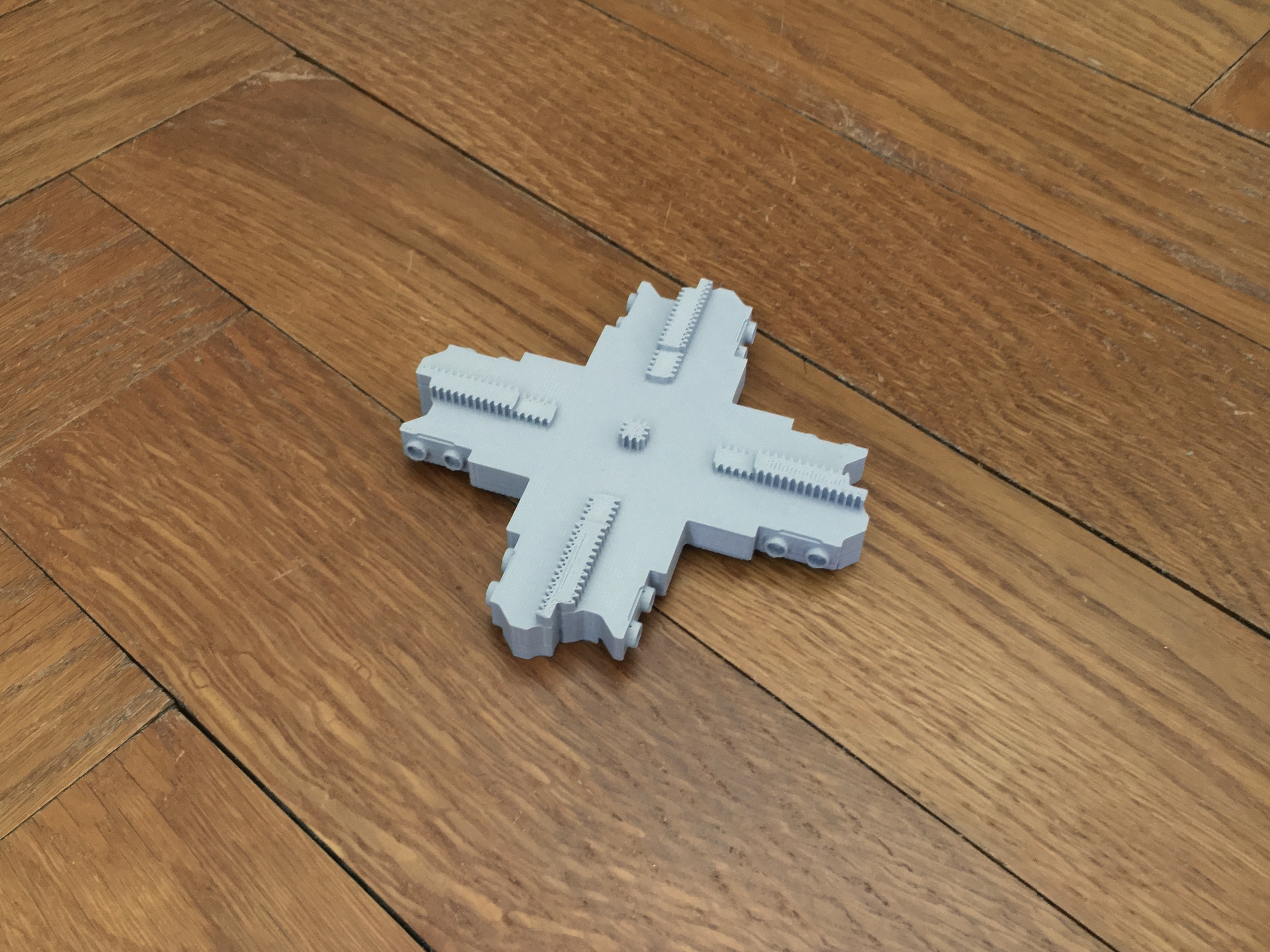 Lego Monorail Track Crossing Diagonal 90°
