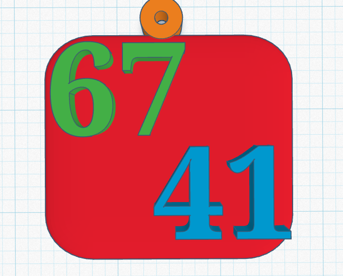 67-41 keychain