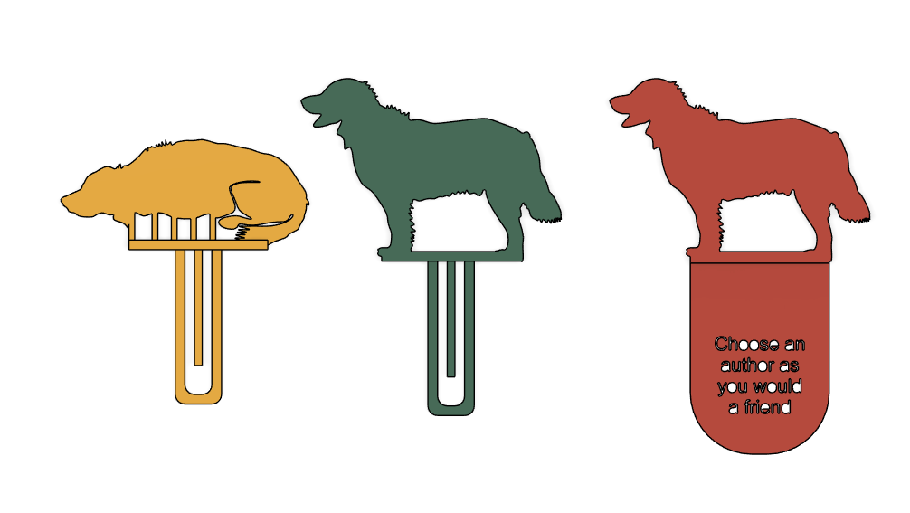 FlatCoated-Dog Bookmark — miniatura 8
