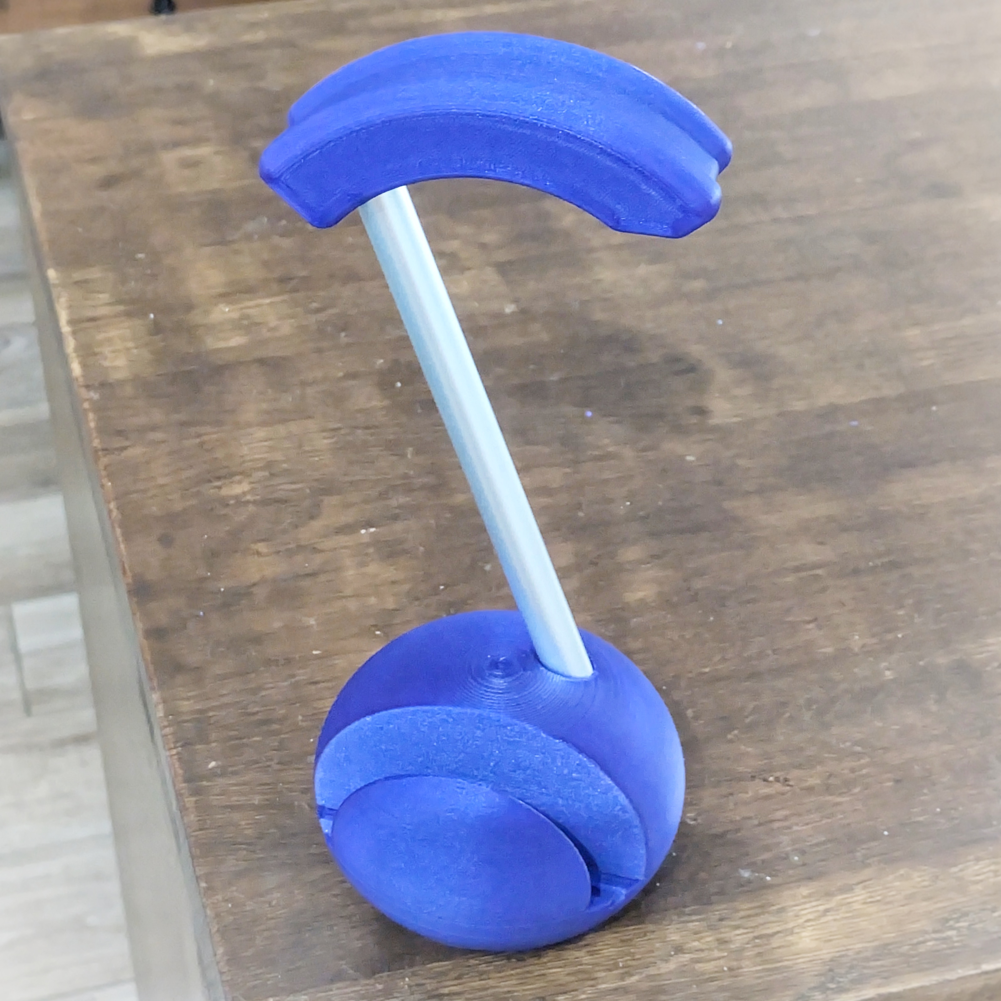 Musical note headphone holder 3D model