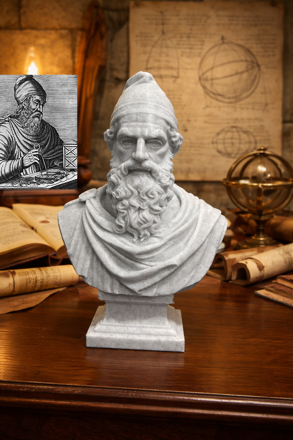 Archimedes of Syracuse (Archimède de Syracuse) – Bust