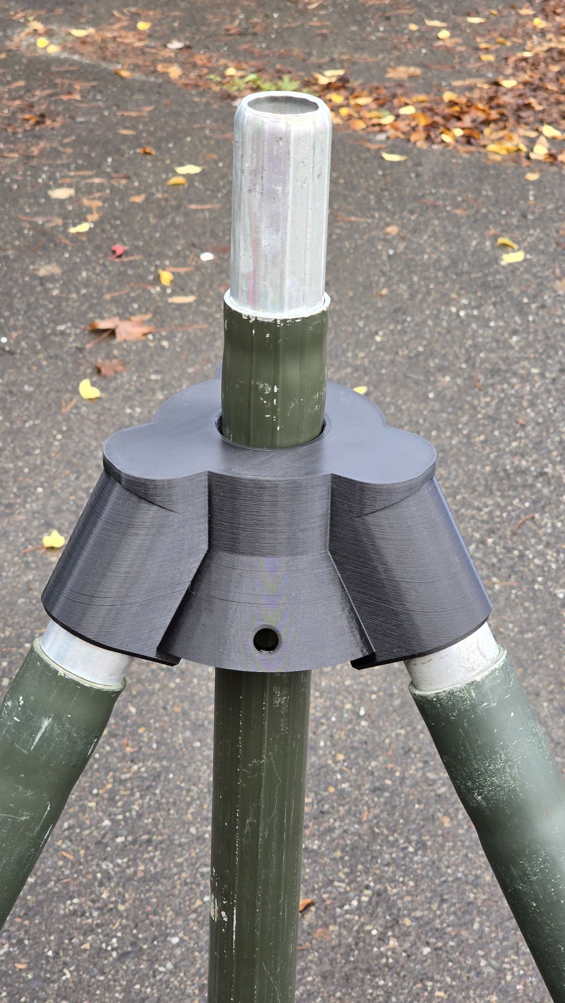 Tripod Adapter Base for Military Style Masts