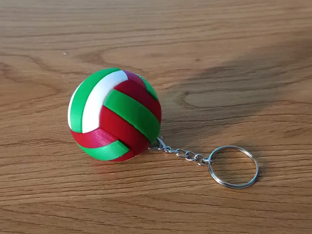 voley ball keychain