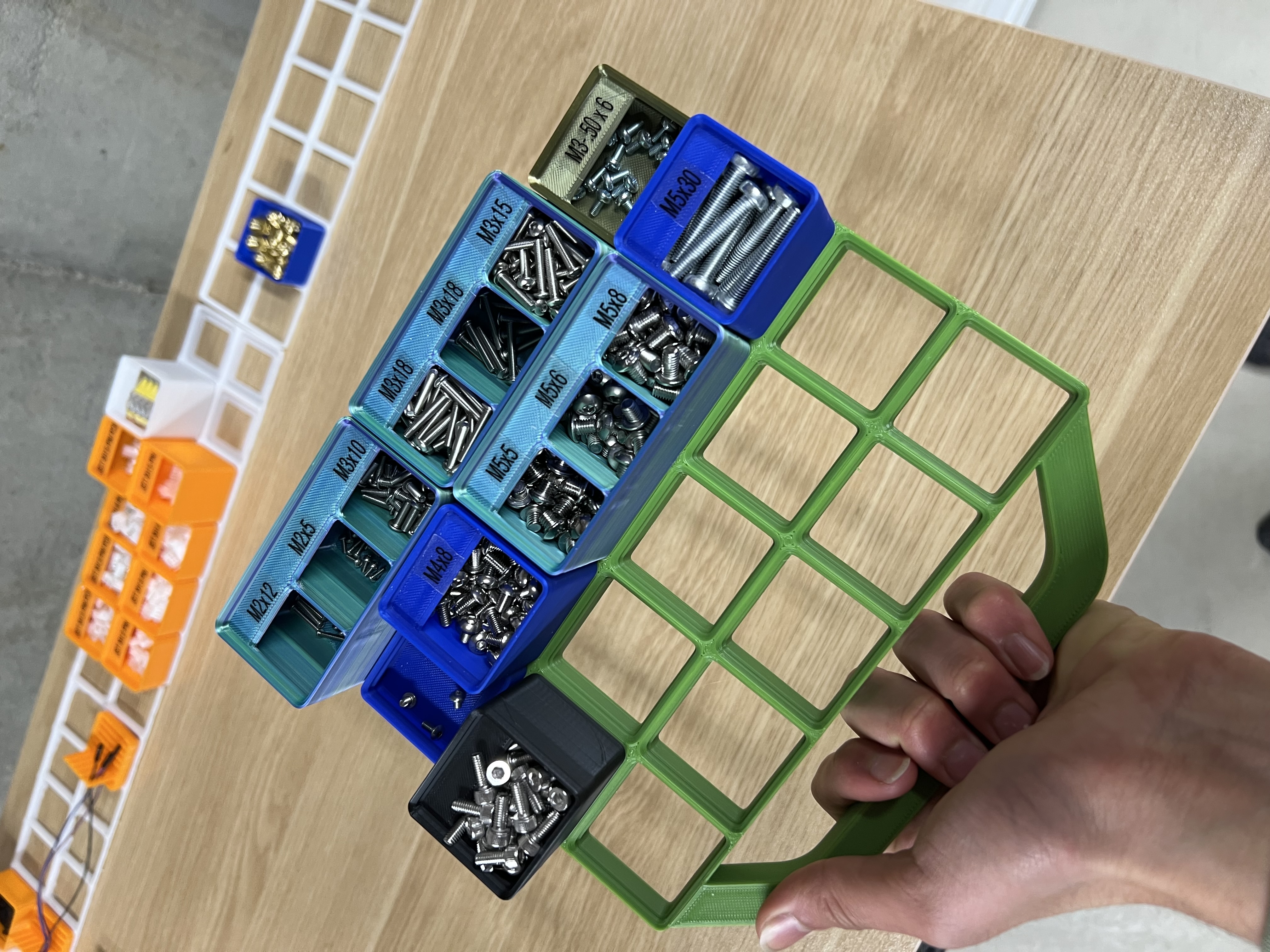 Gridfinity Baseplates with Handle — miniatura 2