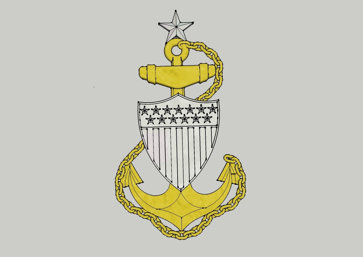 USCG Senior Chief's Anchor