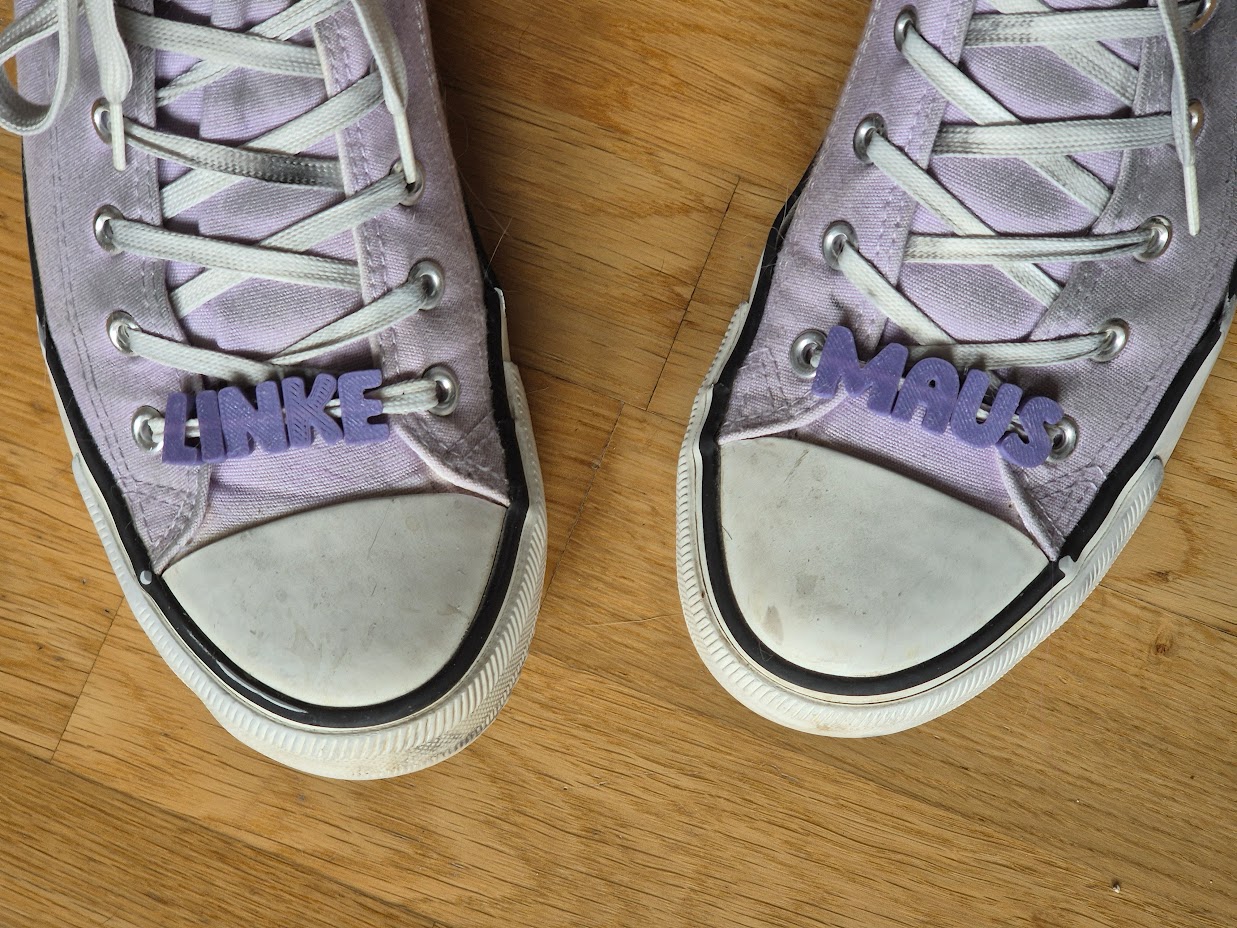 Schnürsenkel Buchstaben / Letters for shoe laces